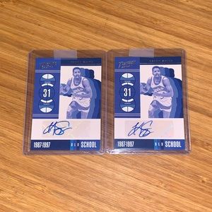 2017-18 Panini Prestige KENNY SMITH Atlanta Hawks Old School NBA Auto - LOT 2